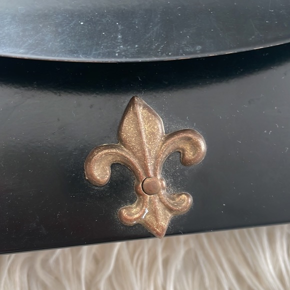 Black small medium metal hanging classroom Suggestion box mail box storage box - Picture 6 of 17